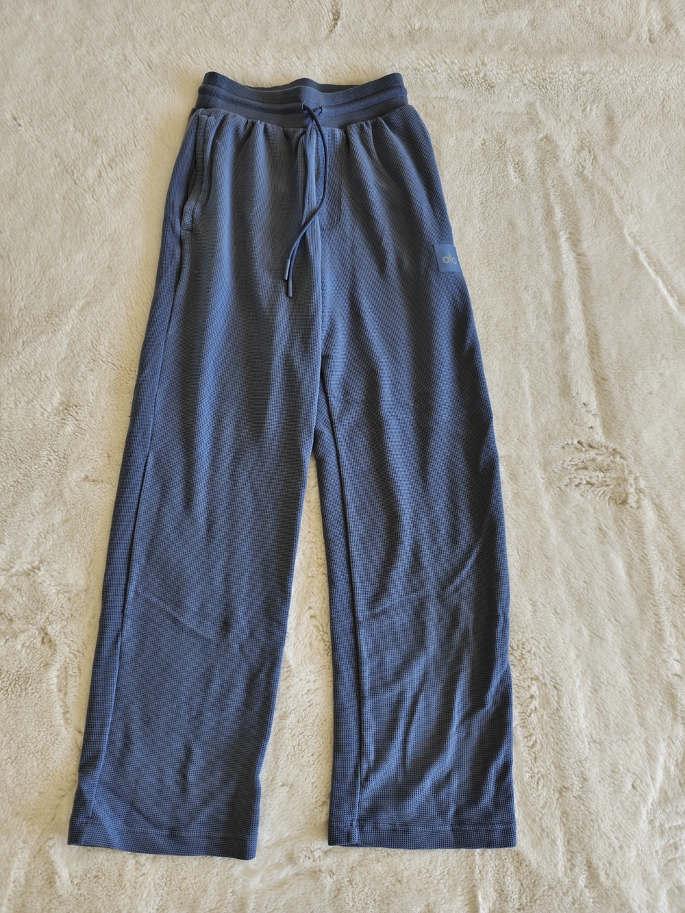ALO Yoga Slate Blue Drawstring Joggers
